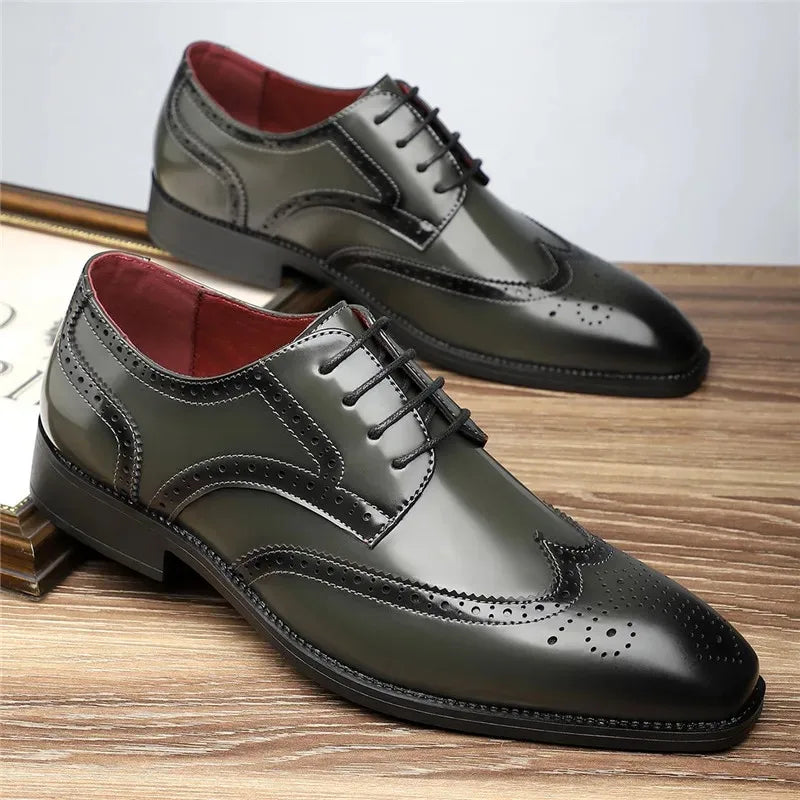 Classic Brogue Dress Shoes