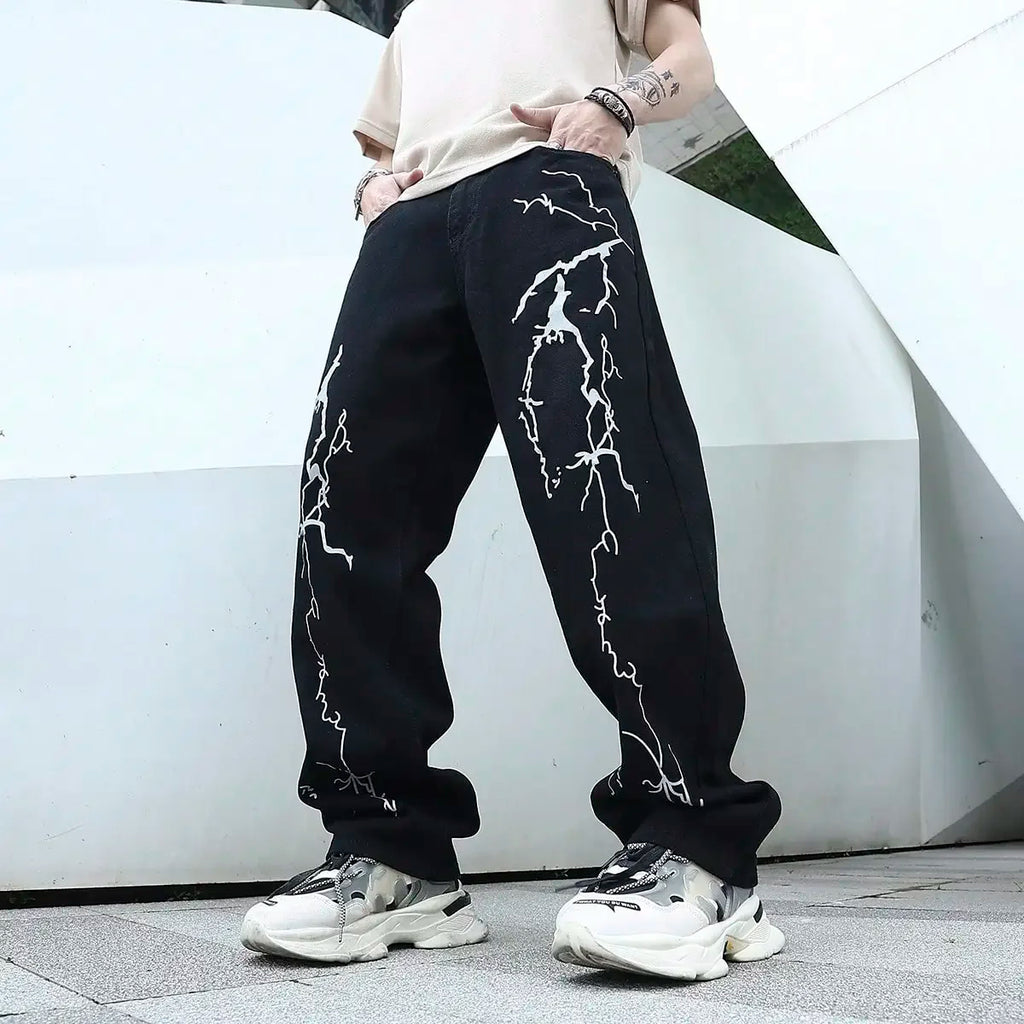 Stryke Relaxed Fit Lightning Jeans