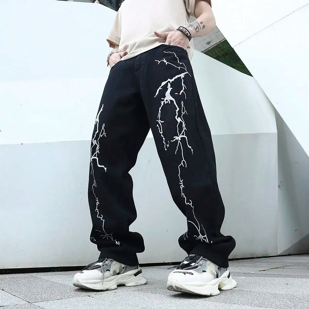 Stryke Relaxed Fit Lightning Jeans