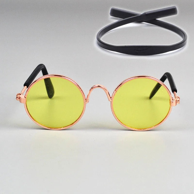 Pet Round Metal Sunglasses