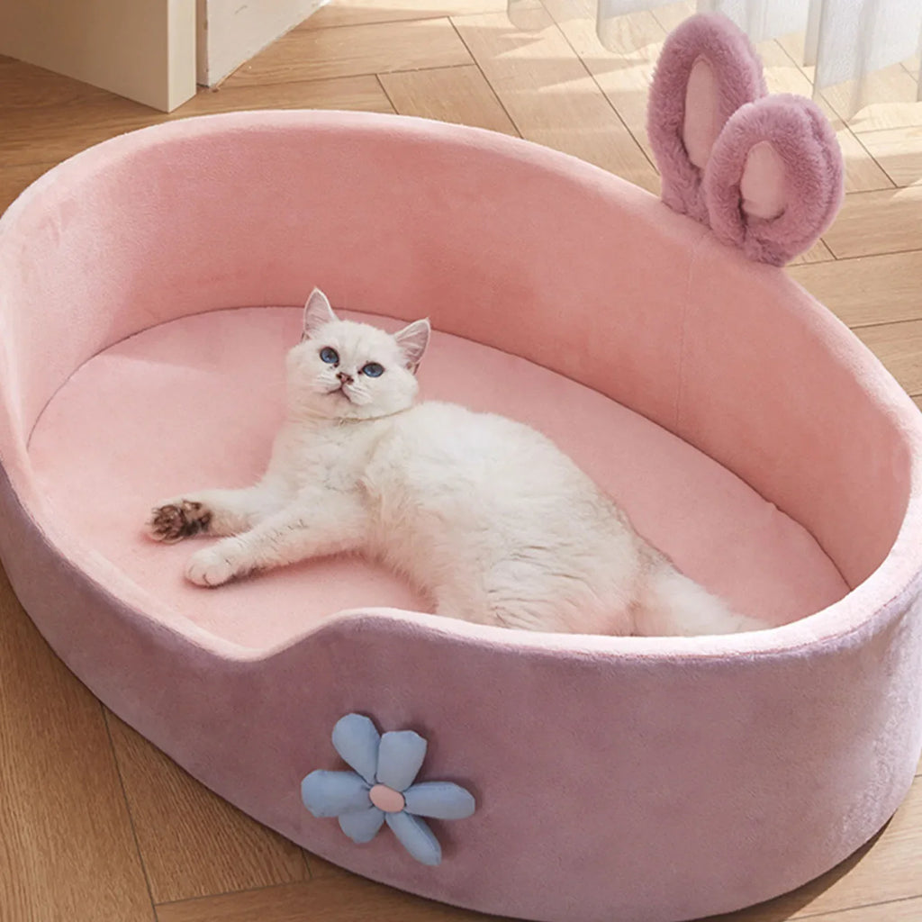 CuddleBloom Soft Pet Bed