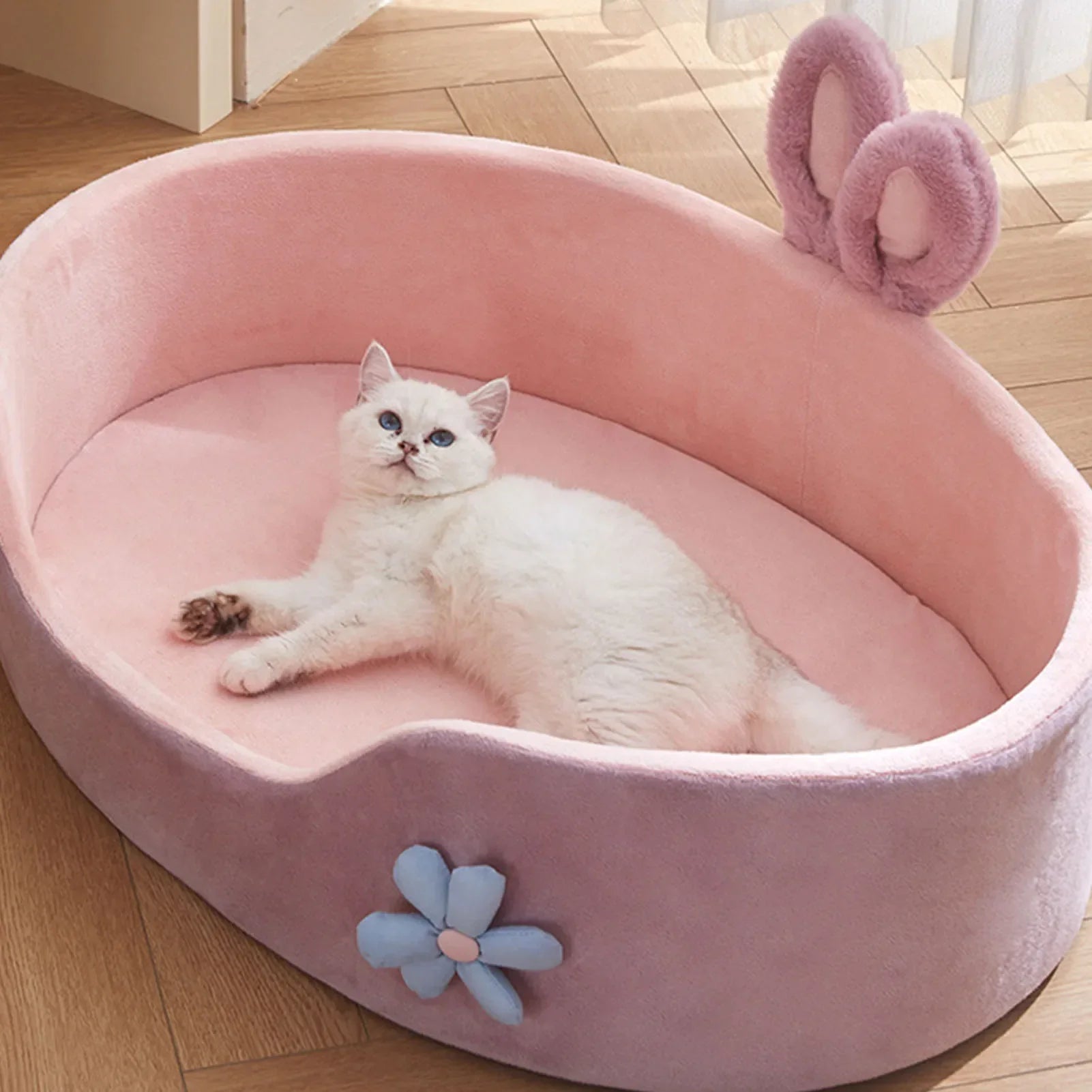 CuddleBloom Soft Pet Bed