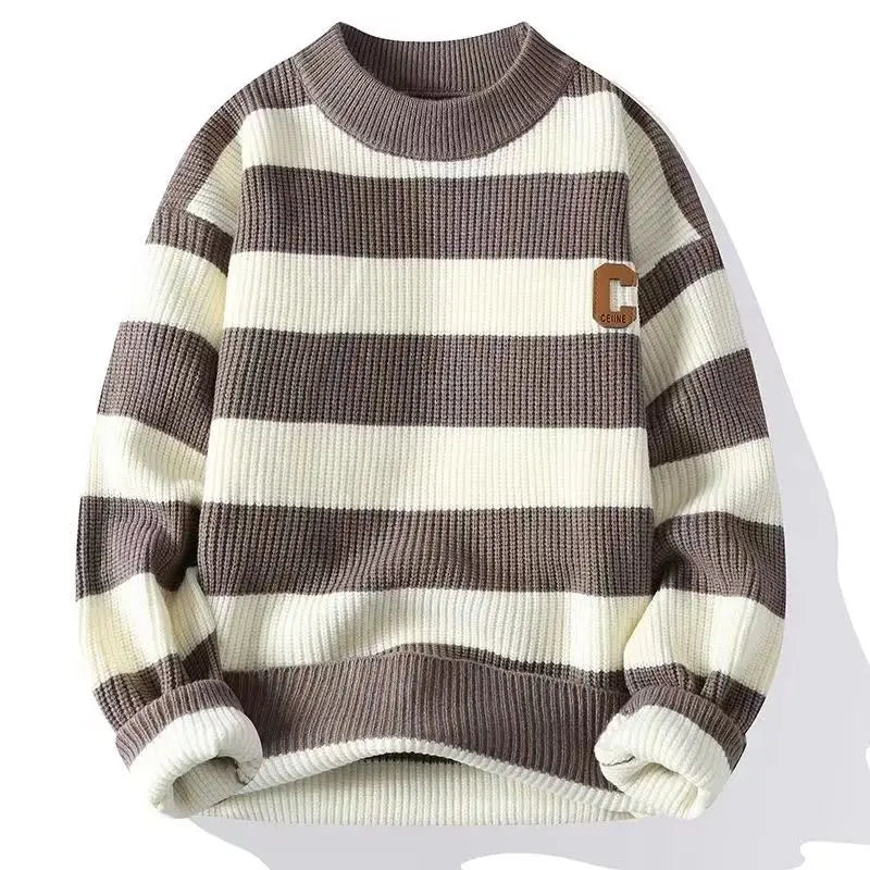 Brighton Striped Knit Sweater