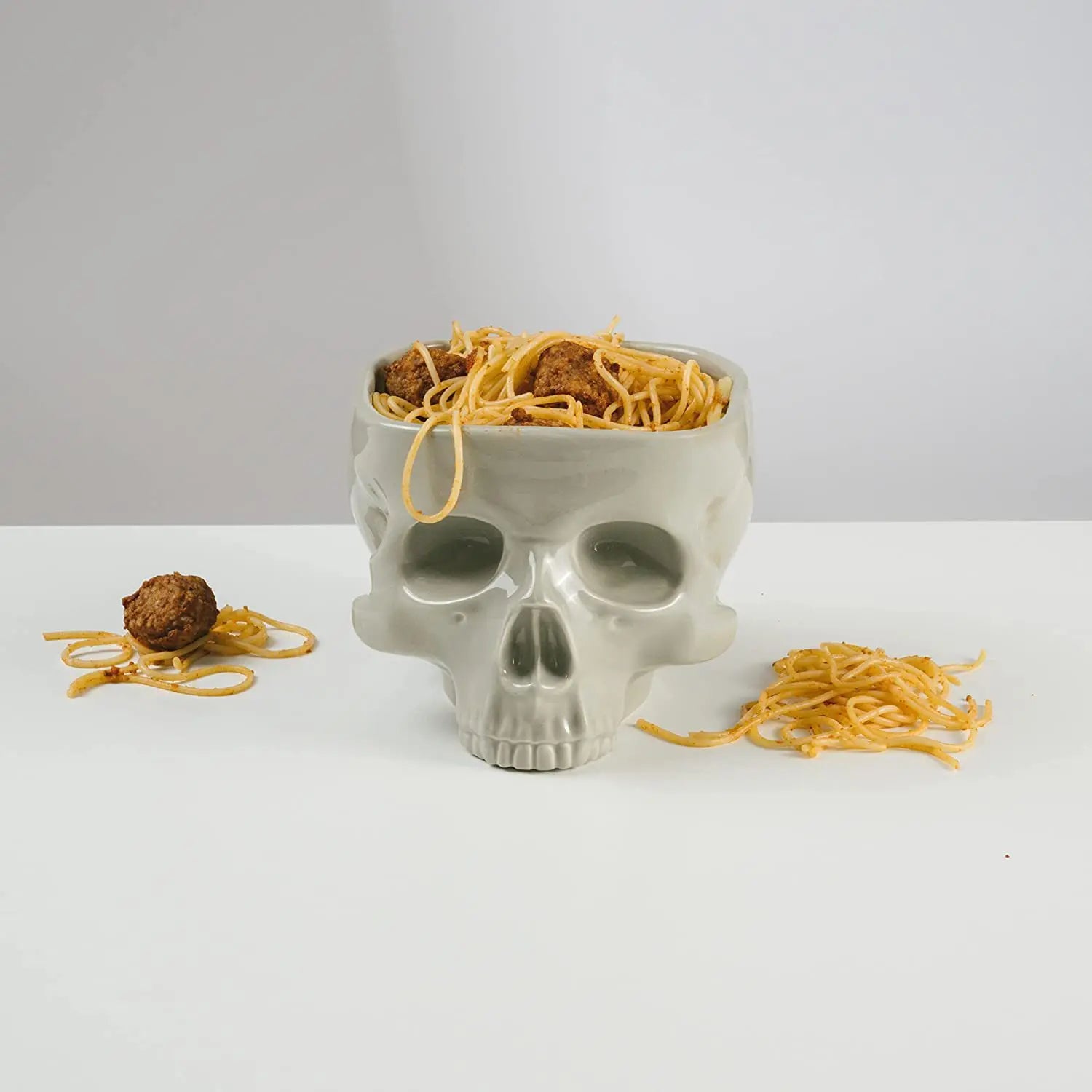 Ceramic Skull Candy Bowl
