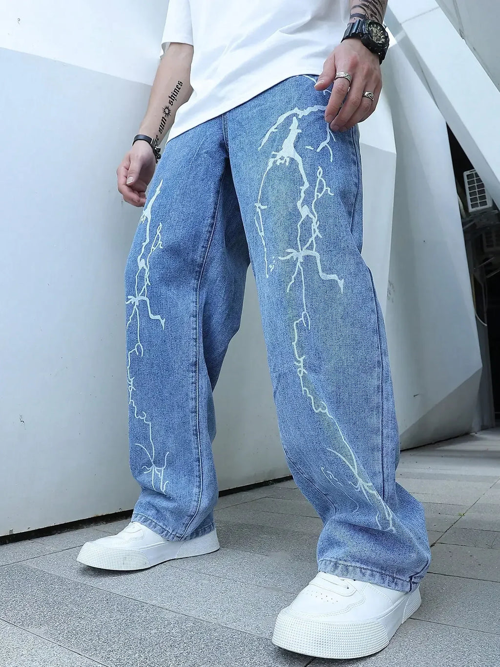 Stryke Relaxed Fit Lightning Jeans