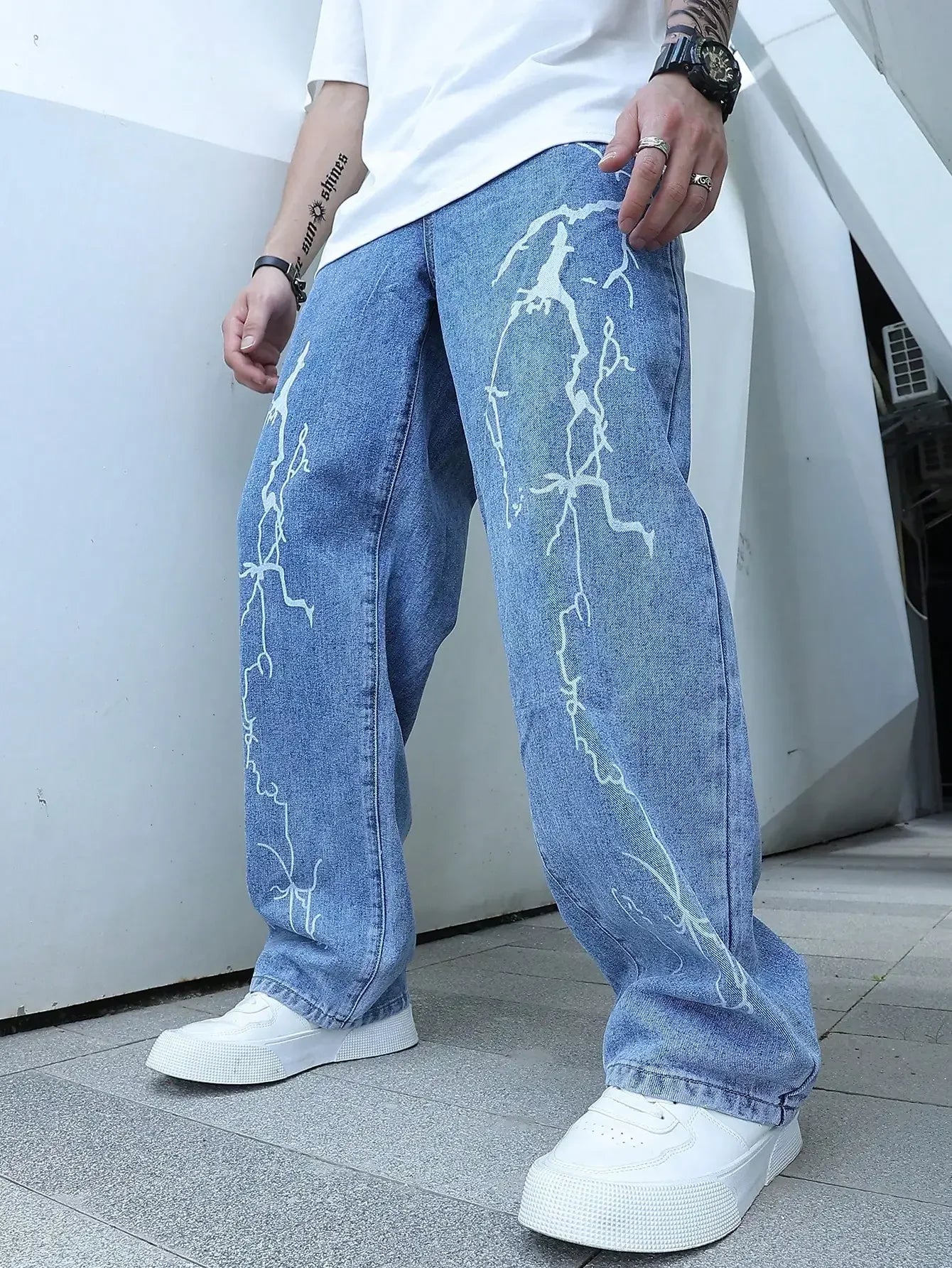 Stryke Relaxed Fit Lightning Jeans