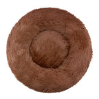FluffNest Round Plush Pet Bed