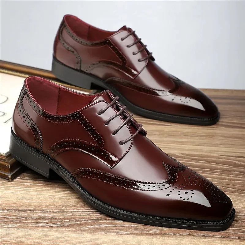 Classic Brogue Dress Shoes
