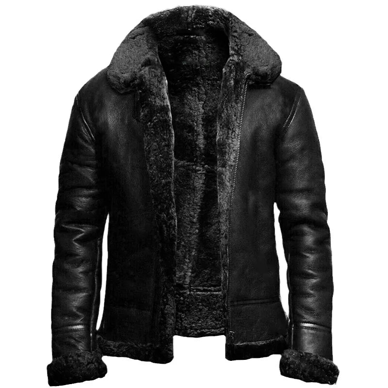 Turin Shearling Leather Coat
