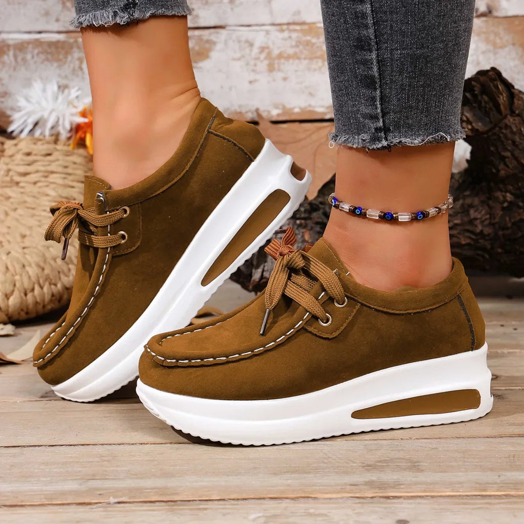 Liora Suede Platform Walkers