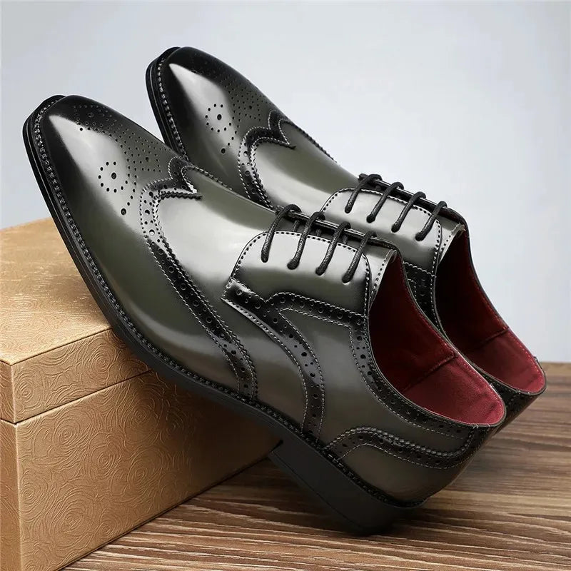Classic Brogue Dress Shoes