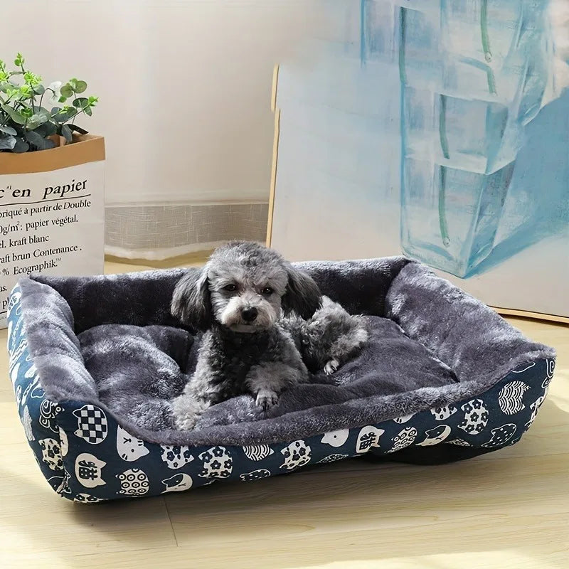 CozyPaws Printed Pet Bed
