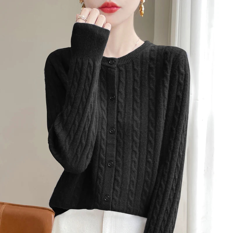 Elise Button Knit Sweater