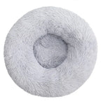 FluffNest Round Plush Pet Bed