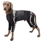 Large Dog Skeleton Bodysuit Costume