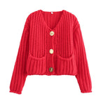 Clara Knitted Button Cardigan