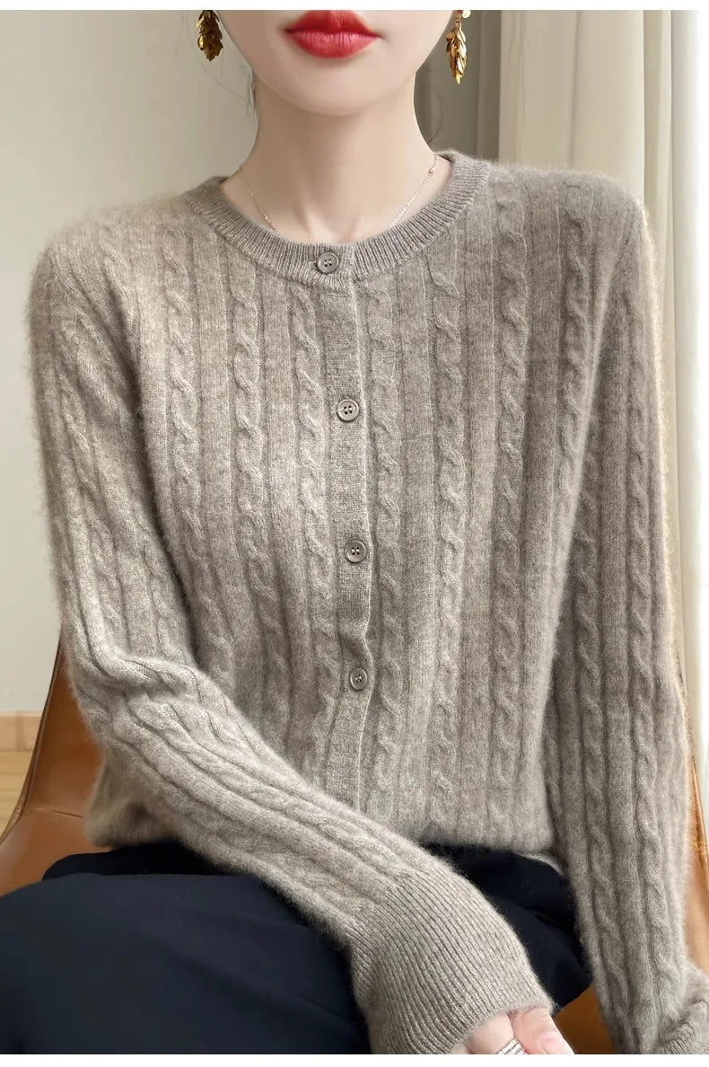 Elise Button Knit Sweater