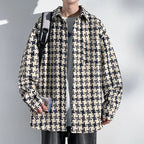 Arlo Houndstooth Overshirt Jacket