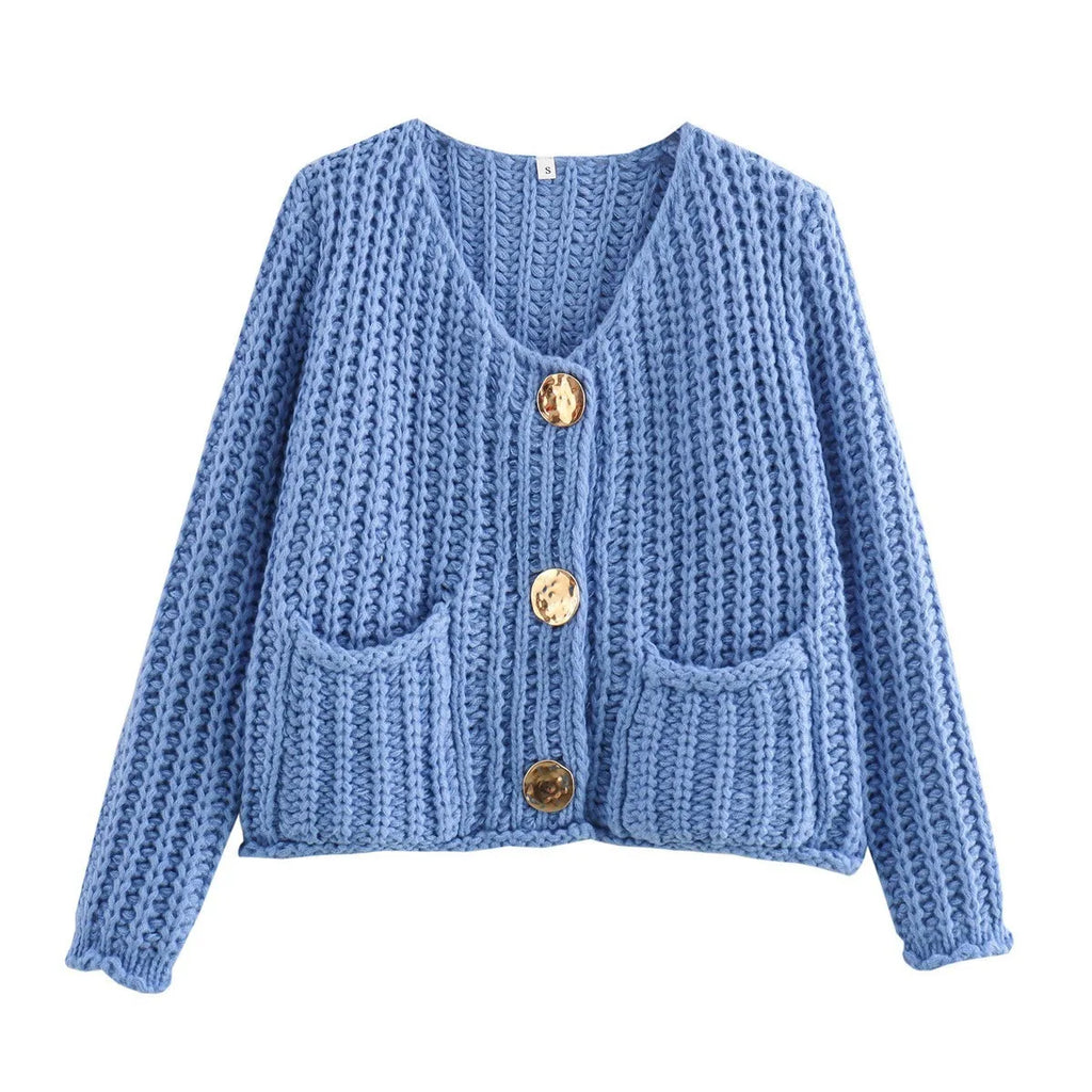 Clara Knitted Button Cardigan
