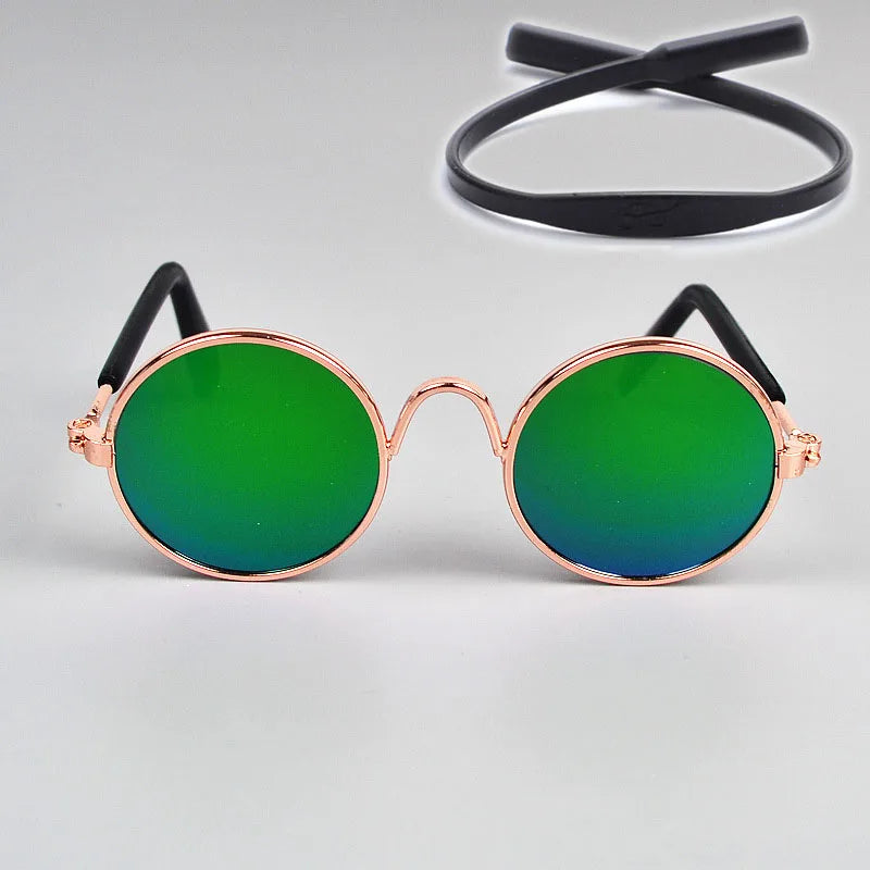 Pet Round Metal Sunglasses