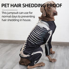 Large Dog Skeleton Bodysuit Costume