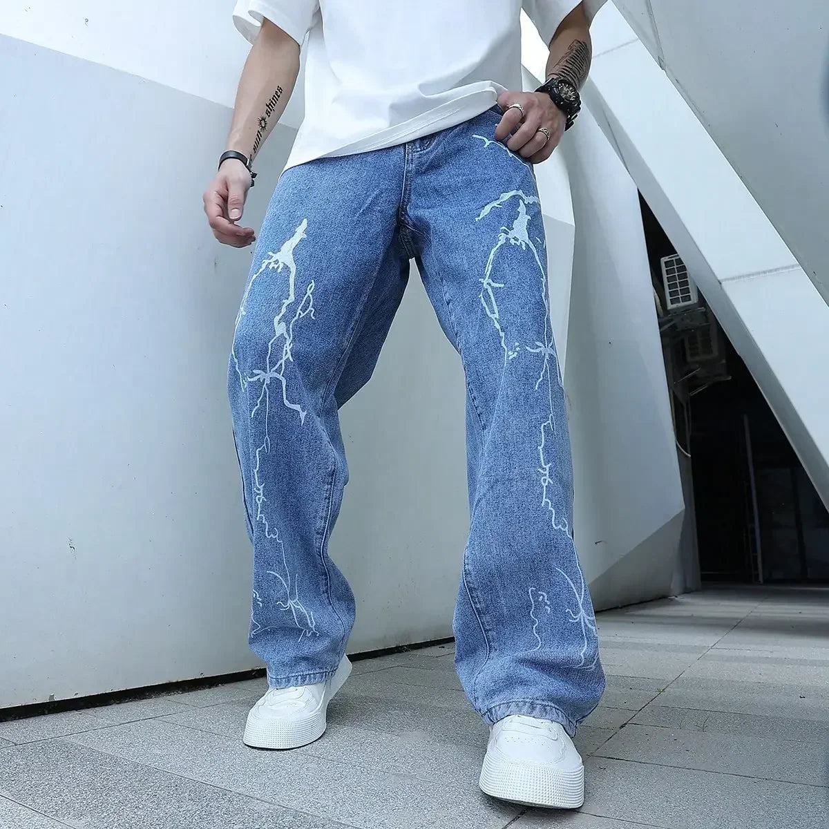 Stryke Relaxed Fit Lightning Jeans
