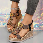 Marbella Gem Wedge Sandals