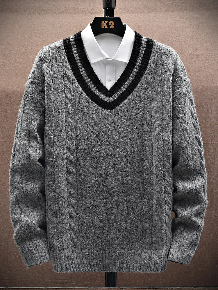 Rivano Knit V-Neck Sweater