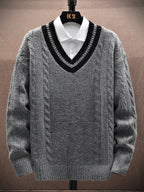 Rivano Knit V-Neck Sweater