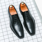 Leather Derby Dress Shoes