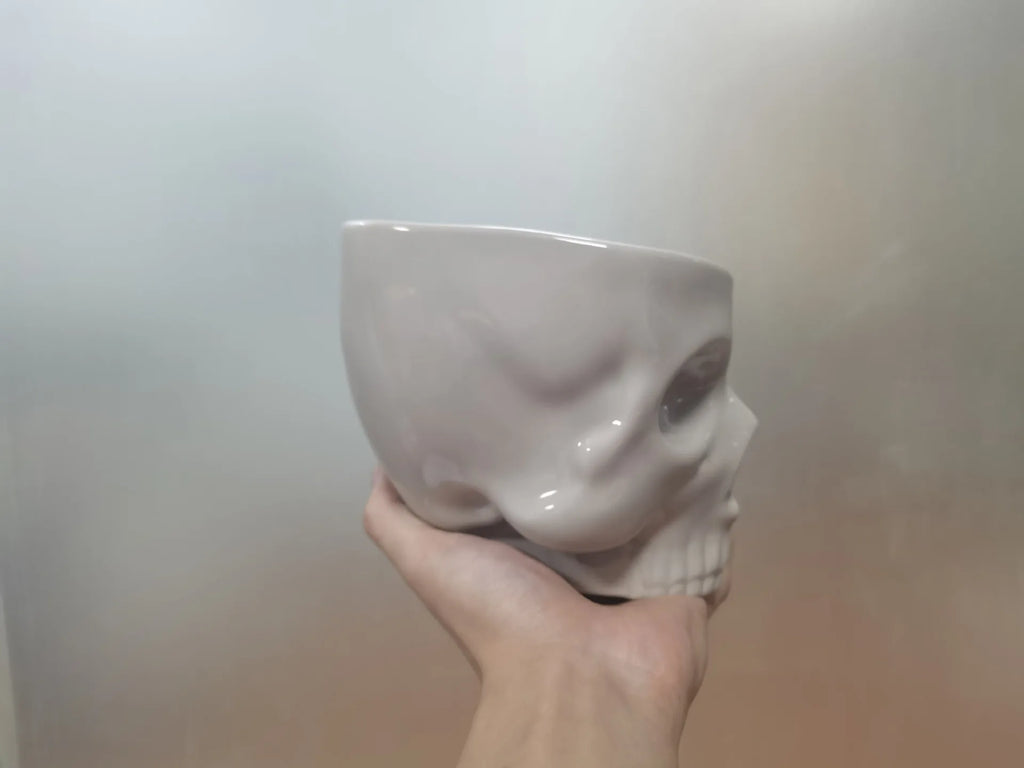 Ceramic Skull Candy Bowl