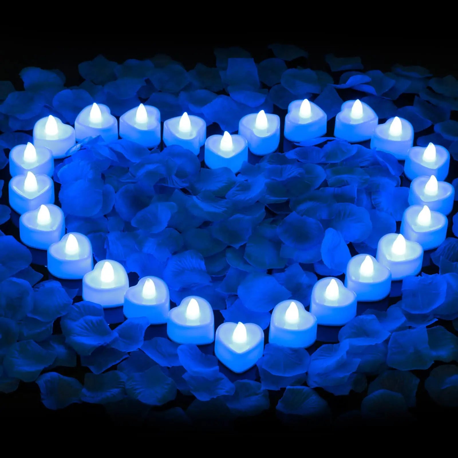 24PCS LED Flameless Tea Light Candles with  Shell Casing