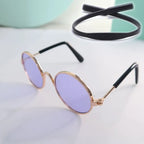 Pet Round Metal Sunglasses