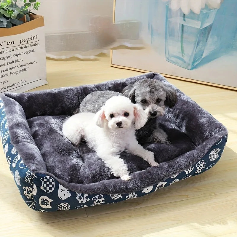 CozyPaws Printed Pet Bed