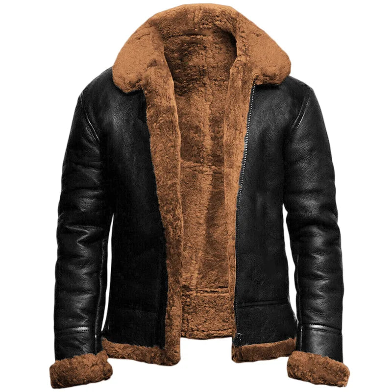 Turin Shearling Leather Coat