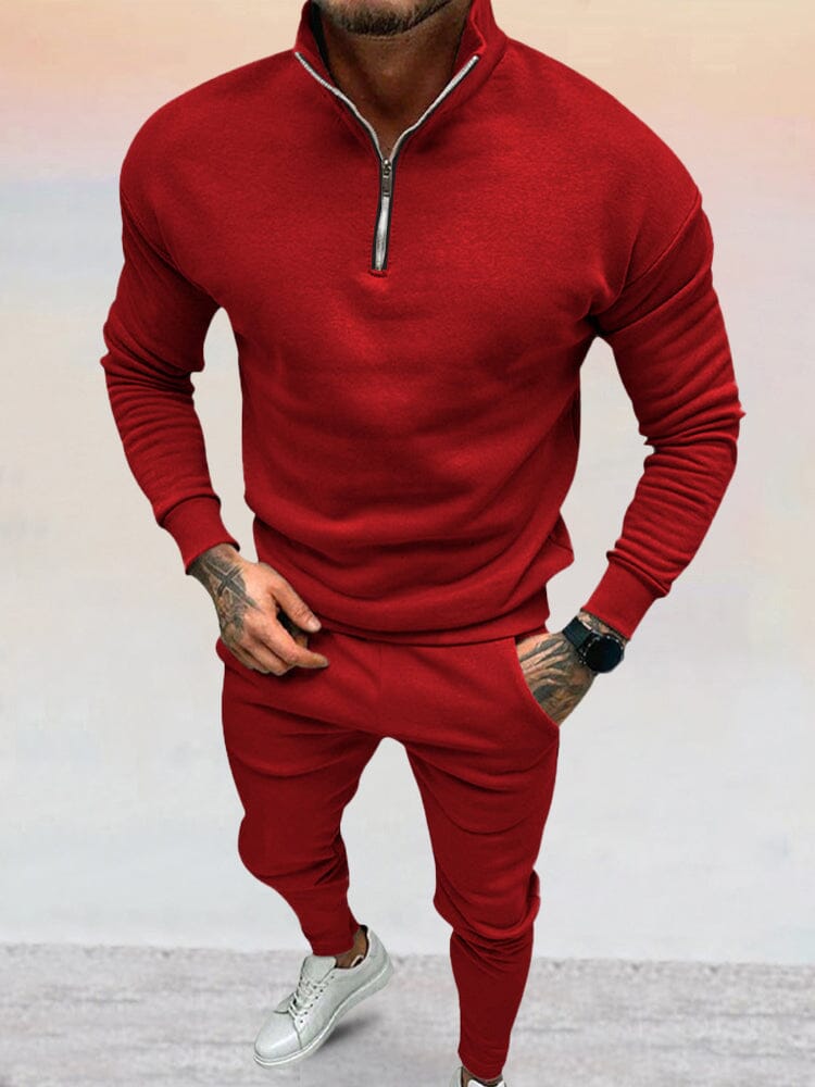 Monaco Casual Half-Zip Loungewear Set