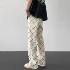 Arlo Patterned Straight Fit Pants