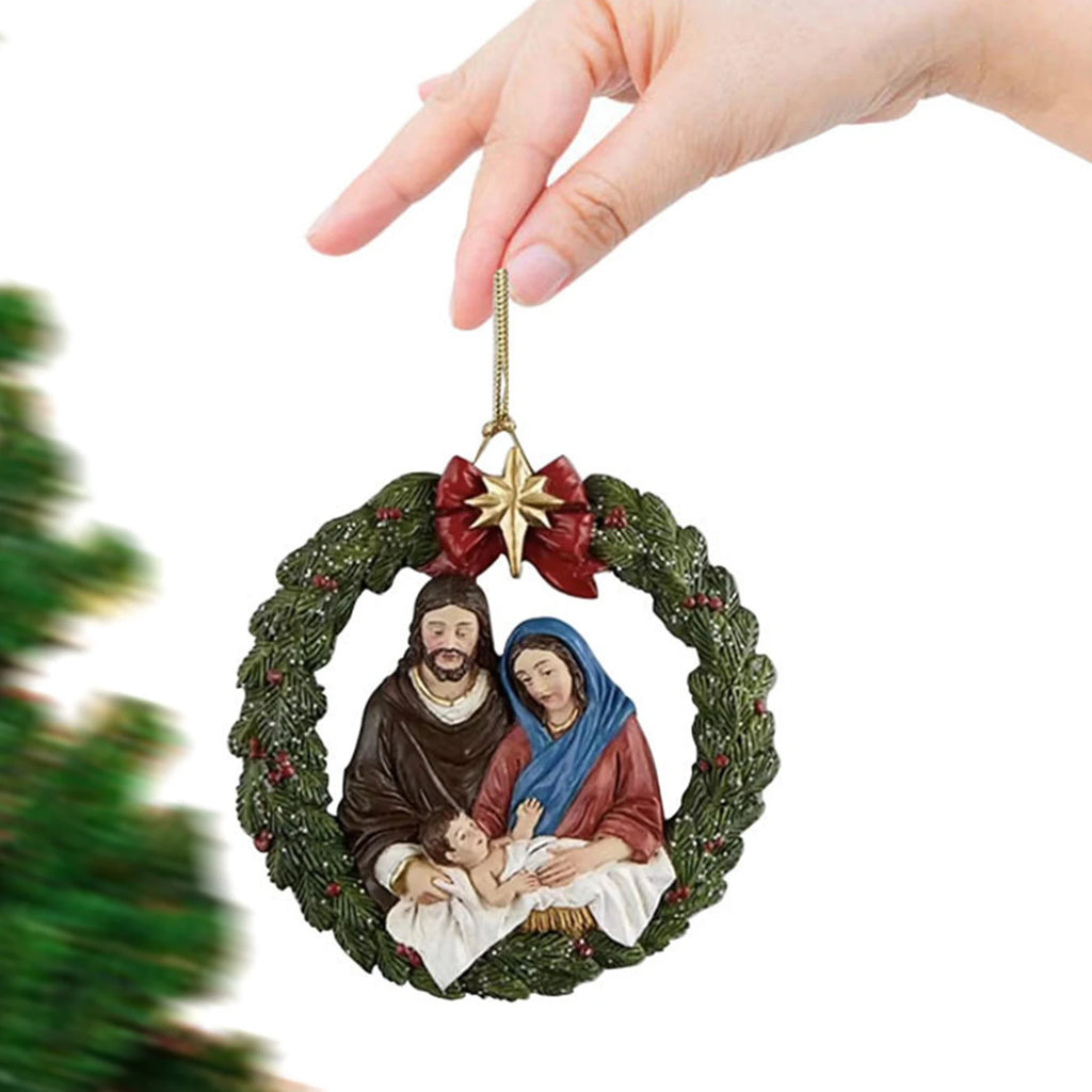 Holy Family Acrylic Hanging Decoration