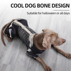 Large Dog Skeleton Bodysuit Costume