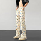 Arlo Patterned Straight Fit Pants