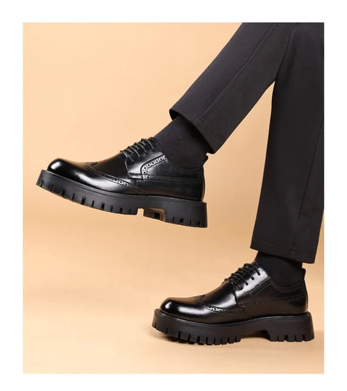 Luxury Oxford Elevator Dress Shoes