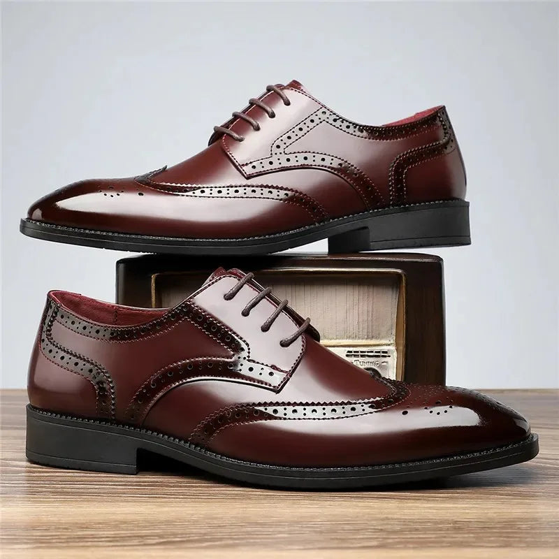 Classic Brogue Dress Shoes