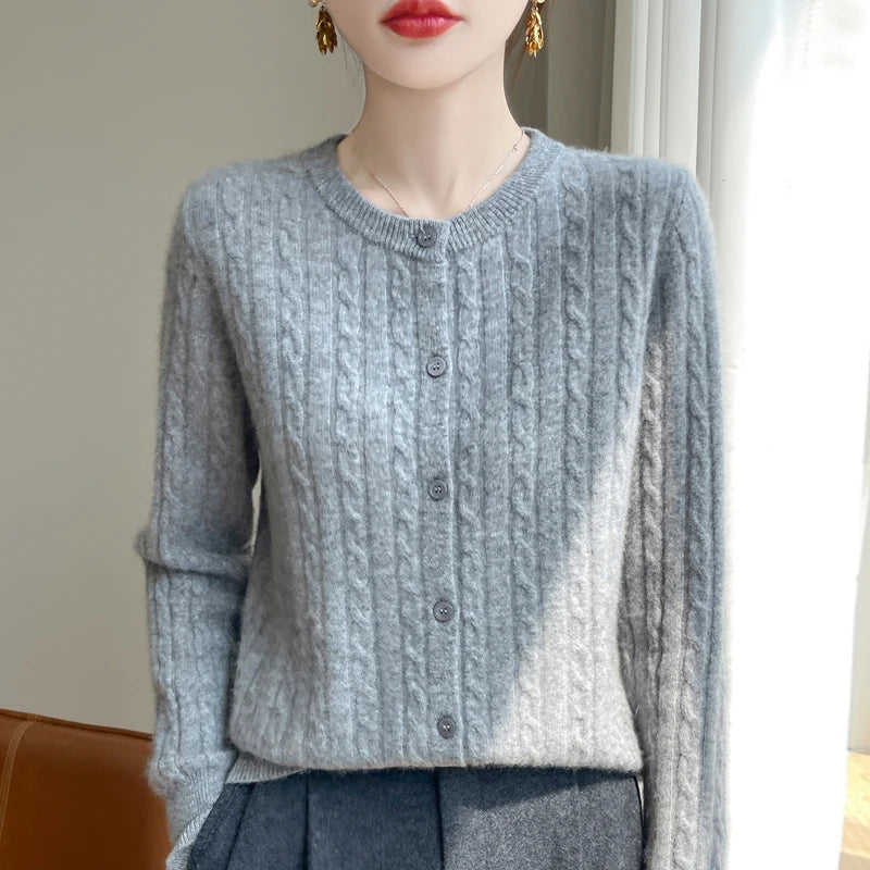 Elise Button Knit Sweater