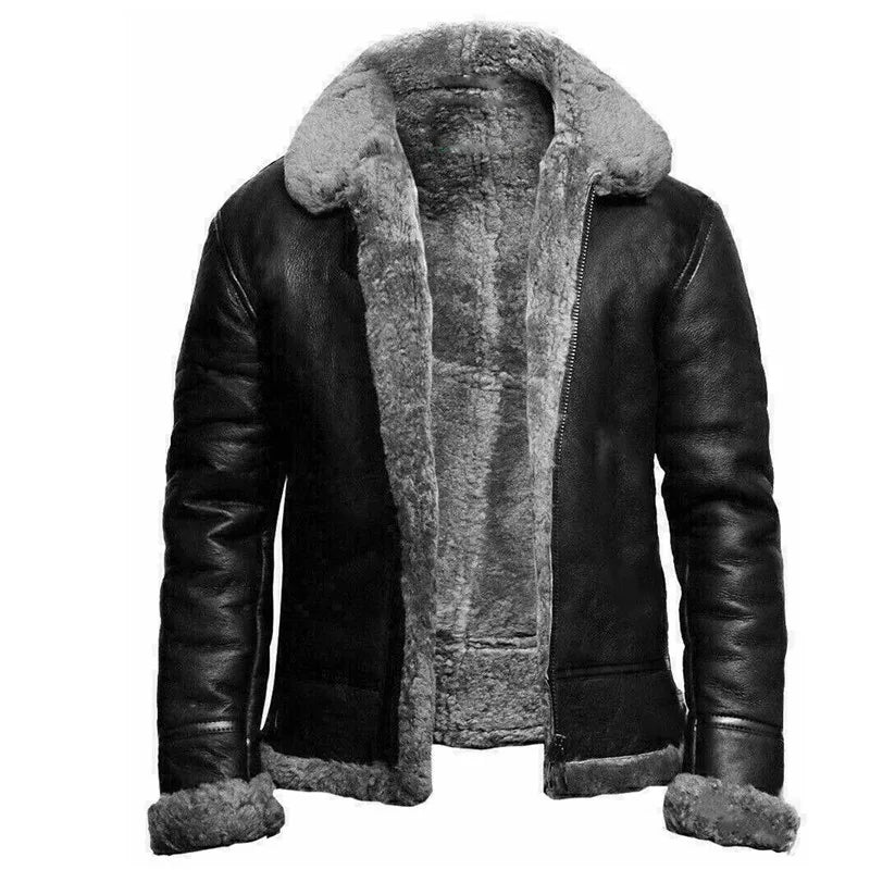 Turin Shearling Leather Coat