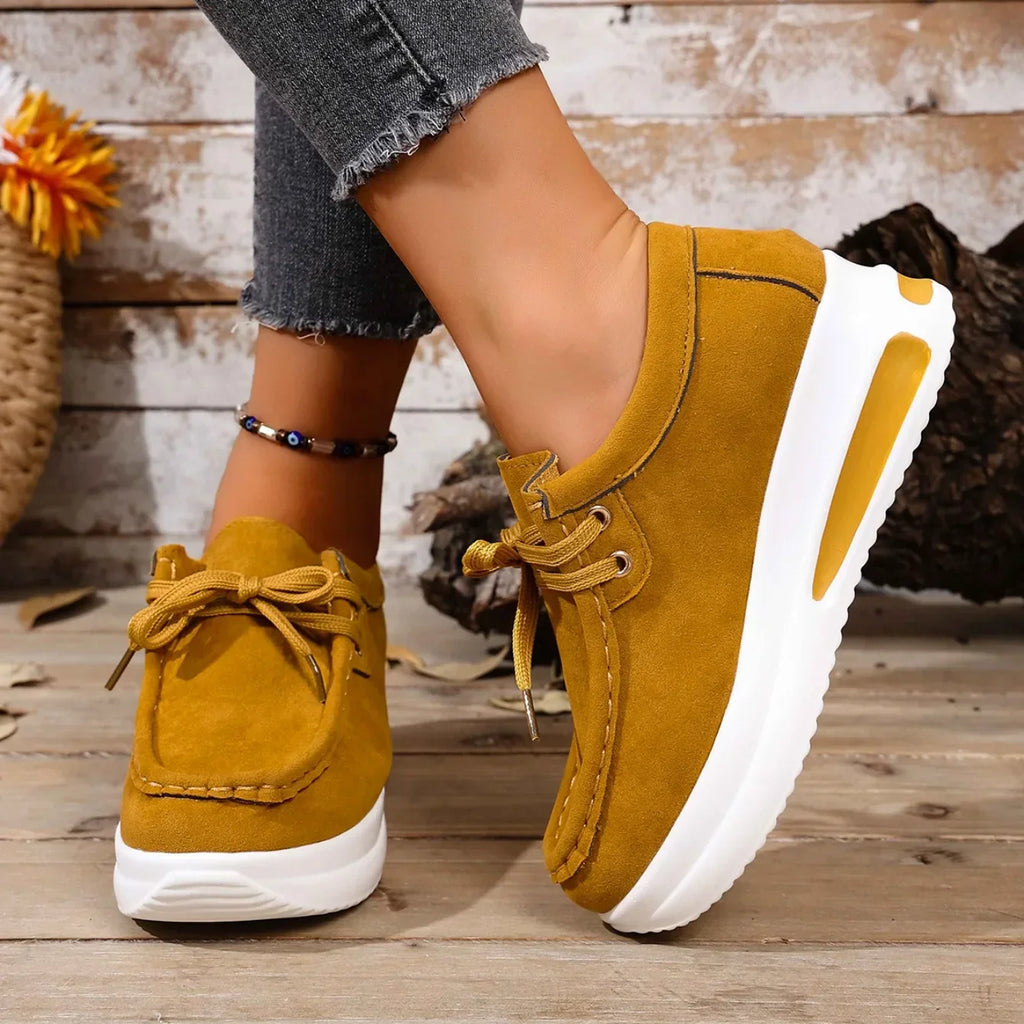 Liora Suede Platform Walkers