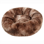 FluffNest Round Plush Pet Bed