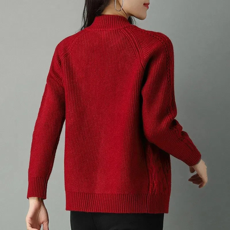 Maren Knitted Zip Cardigan
