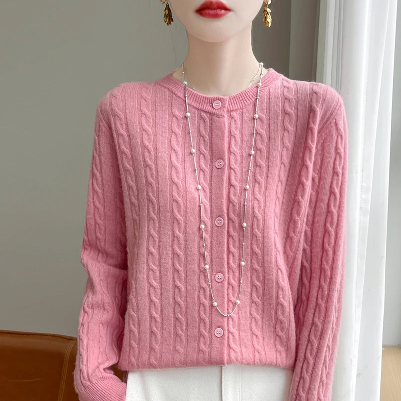 Elise Button Knit Sweater