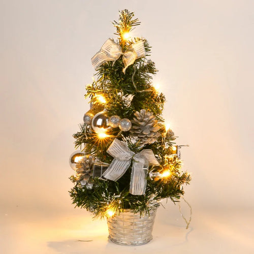 40cm LED Tabletop Pine Tree Decoration