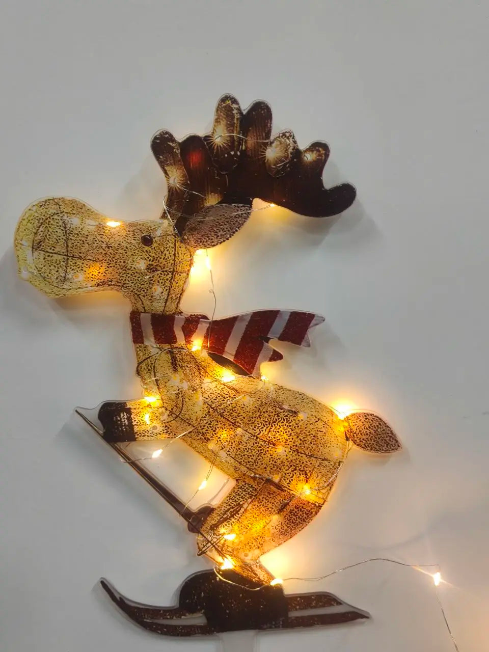 Acrylic Light-Up Reindeer Lawn Ornament